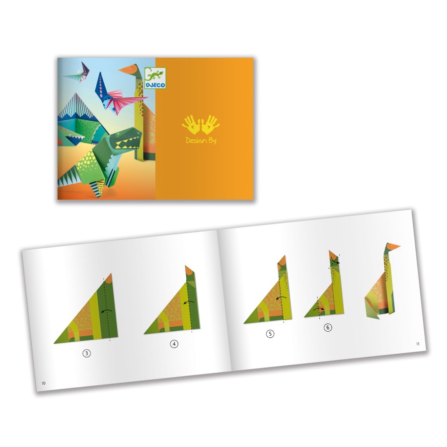 Origami DINOZAURY zestaw 24 szt. / Djeco DJ08758