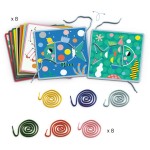 Gra edukacyjna nauka liczb - SZNUROWANIE / Djeco DJ08326