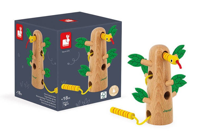 Drewniana przeplatanka Drzewo Tropik 18m+ / Janod