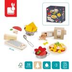 Filcowy zestaw makaronów i akcesoria do przyrządzania włoskiej pasty 3+ / Janod