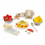 Filcowy zestaw makaronów i akcesoria do przyrządzania włoskiej pasty 3+ / Janod