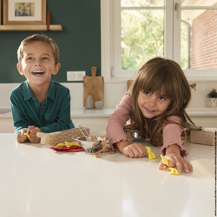 Filcowy zestaw makaronów i akcesoria do przyrządzania włoskiej pasty 3+ / Janod