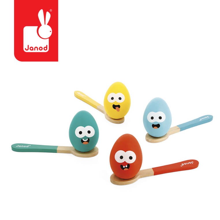 Gra Wyścig z jajkiem i łyżką 3+ / Janod