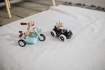 Drewniany motocykl z bocznym wózkiem w stylu retro Spirit Philip / Janod