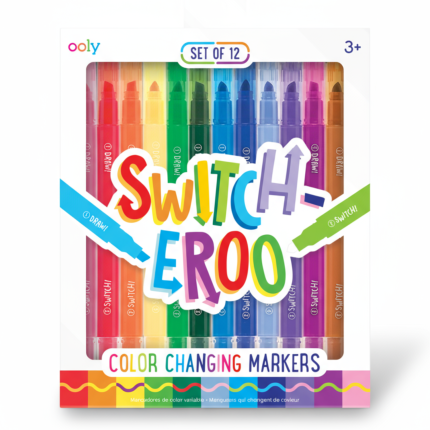 Zmieniające Kolor Flamastry Switch-Eroo, 12szt. / Ooly 130-091
