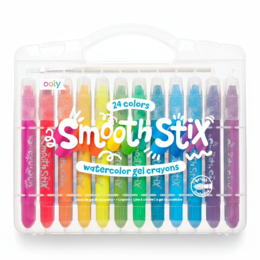 Żelowe Kredki Akwarelowe Smooth Stix 24 szt. / Ooly