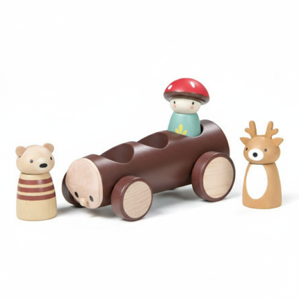 Drewniana leśna taksówka / Tender Leaf Toys