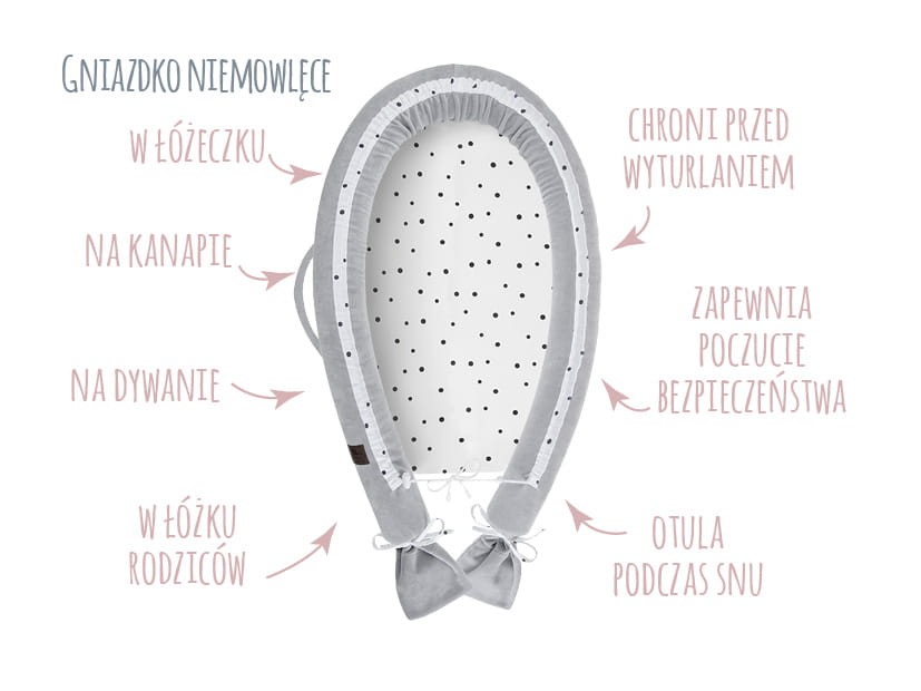 Gniazdko niemowlęce kokon Royal Baby Green / Sleepee