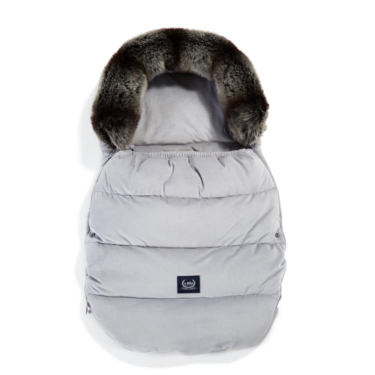 Zimowy śpiworek ASPEN WINTERPROOF COMBO - DARK GREY / La Millou