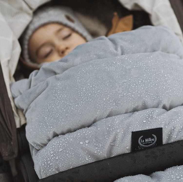 Zimowy śpiworek ASPEN WINTERPROOF COMBO - DARK GREY / La Millou