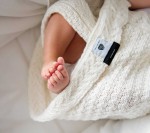 Kocyk z wełny merino - kokosowe ciasteczko PREMIUM / Lullalove