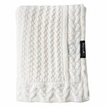 Kocyk z wełny merino - kokosowe ciasteczko PREMIUM / Lullalove