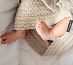 Kocyk z wełny merino - beżowe ciasteczko PREMIUM / Lullalove