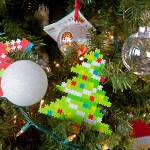 Puzzelki Pixelki Jixelz Bombka Choinka / Fat Brain Toys FA247-5