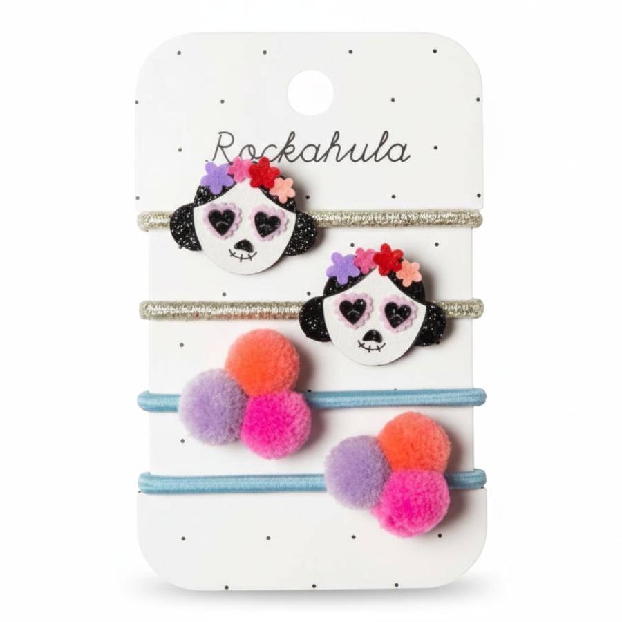 Gumki do włosów Dia De Los Muertas