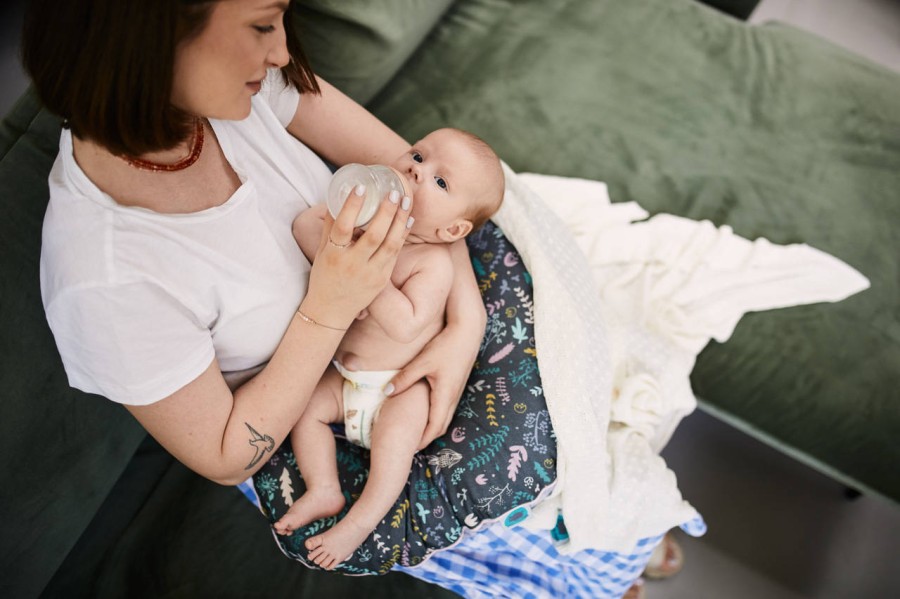 Koc bambusowy nagietki CREAM / Pink no More