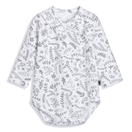 Body kopertowe z długim rękawem - BOTANIC / Pink no More