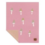 Kocyk dziany SMILE pink / Pink no More