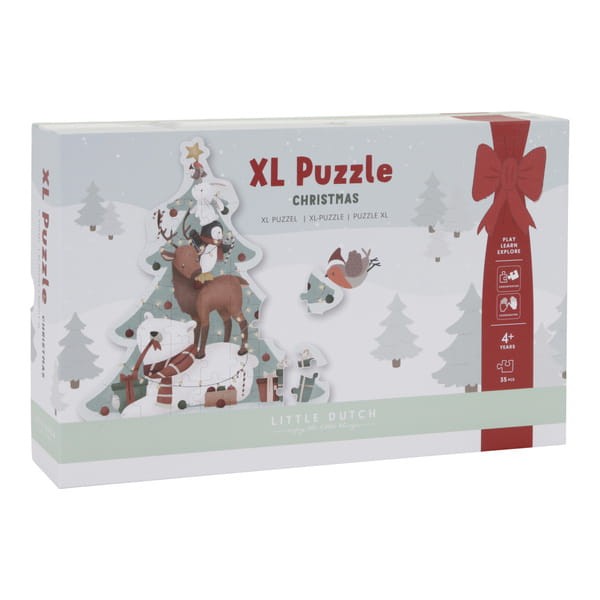 X-mas Puzzle XL FSC / Little Dutch LD4860