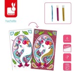 Zestaw kreatywny Magiczny brokat Jednorożce 7+ / Janod