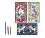 Zestaw kreatywny Magiczny brokat Jednorożce 7+ / Janod