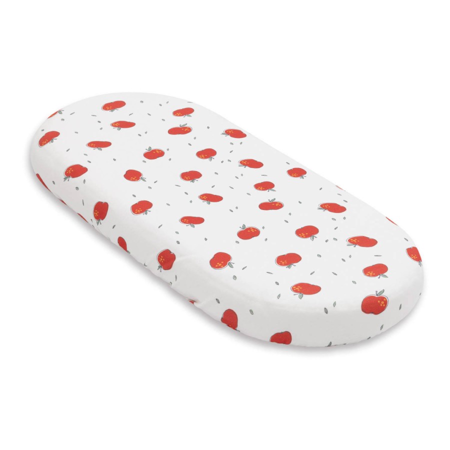 Prześcieradła do gondoli WHITE & APPLES / Pink no More