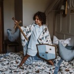 Kocyk light przedszkolaka standard - FARMLAND, KHAKI / La Millou