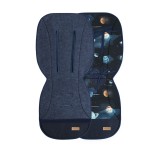 Wkładka do wózka spacerowego z wełny merino - jeans / Beztroska