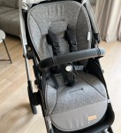 Wkładka do wózka spacerowego z wełny merino - jeans / Beztroska