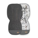 Wkładka do wózka spacerowego z wełny merino - szary / Beztroska
