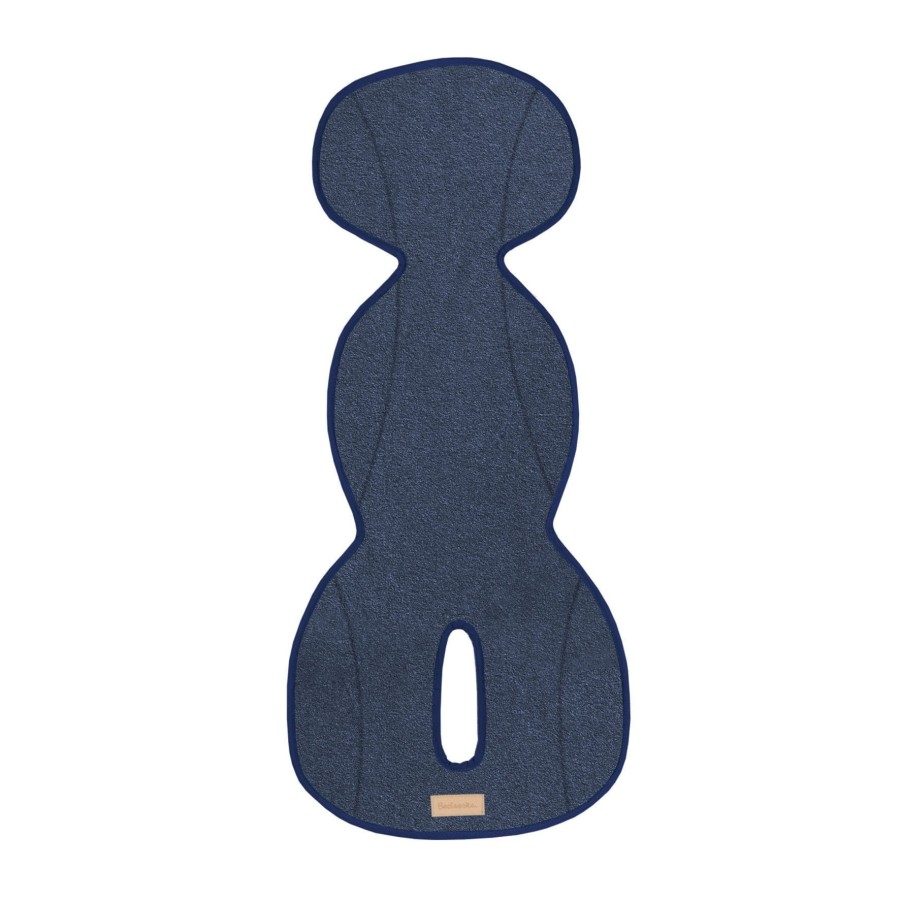 Wkładka do fotelika z wełny merino - jeans / Beztroska
