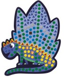 Zestaw kreatywny Mozaika Dinozaury 4+ / Janod