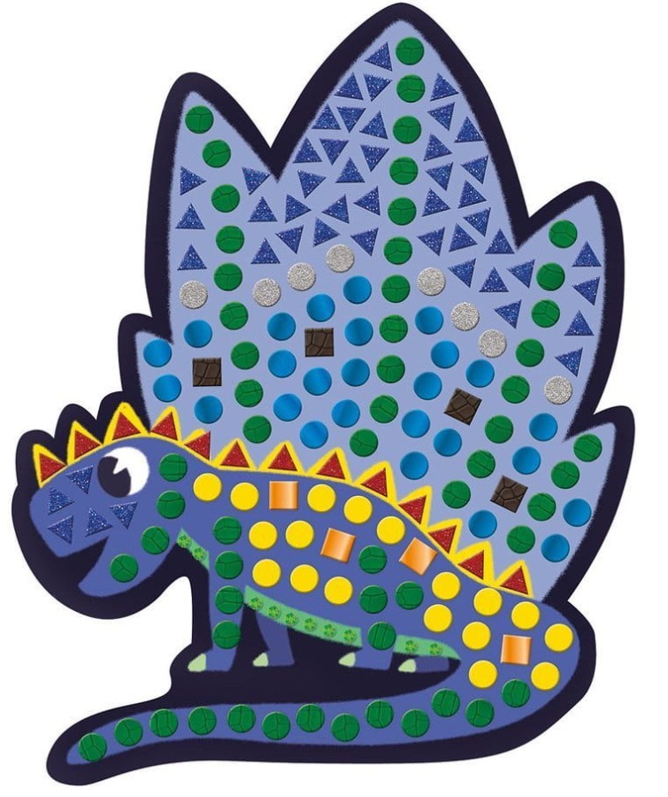 Zestaw kreatywny Mozaika Dinozaury 4+ / Janod