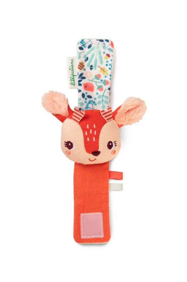 Grzechotka na rękę Sarenka Stella z szeleszczącą folią ECO 0 m+ / Lilliputiens