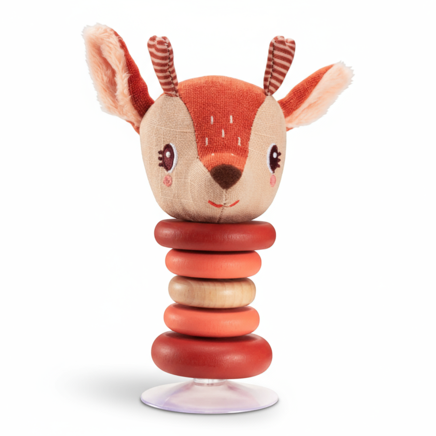 Grzechotka z przyssawką Sarenka Stella 6 m+ / Lilliputiens