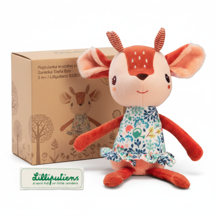 Przytulanka w ozdobnym pudełku Sarenka Stella Eco 3 m+ / Lilliputiens 83393