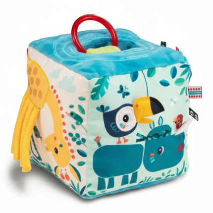 Kostka dźwiękowa wielofunkcyjna Dżungla 9 m+ / Lilliputiens 83399