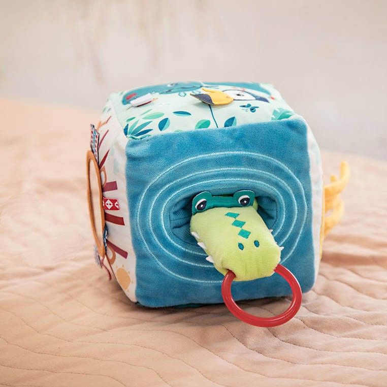 Kostka dźwiękowa wielofunkcyjna Dżungla 9 m+ / Lilliputiens