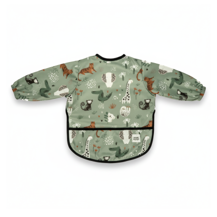 Śliniak z rękawami Safari / Moon Bloom