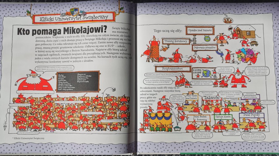 Jak pracuje Święty Mikołaj / Tekturka