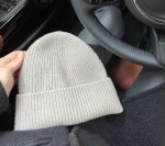 Czapka merino + kaszmir Premium - beż / Lullalove