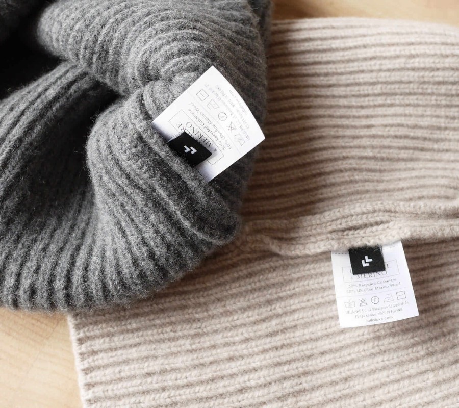 Czapka merino + kaszmir Premium - beż / Lullalove