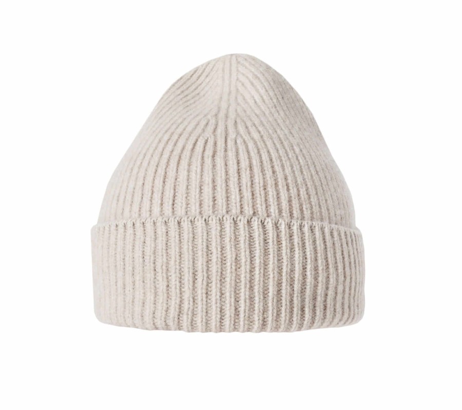 Czapka merino + kaszmir Premium - beż / Lullalove