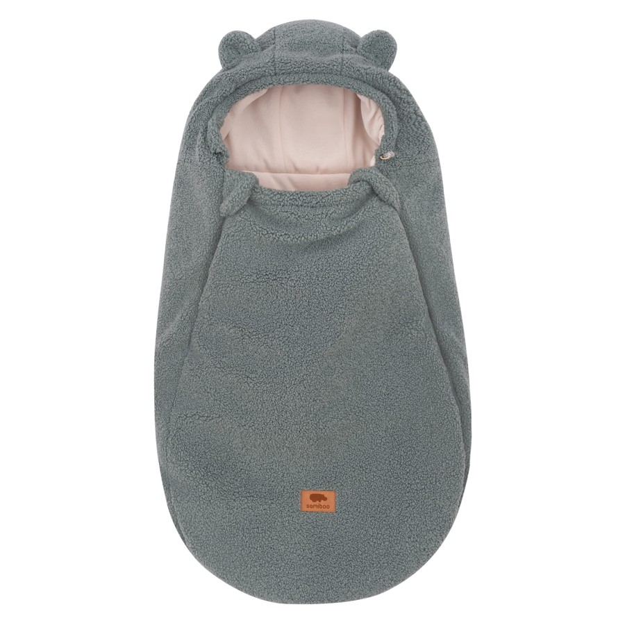 Śpiworek do fotelika Teddy Bear - szałwia / Samiboo