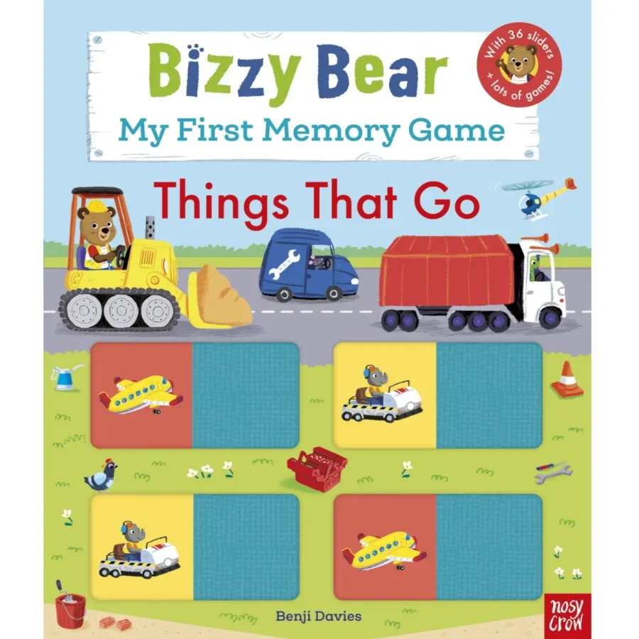 Bizzy Bear: My First Memory Game Book. Things That Go / Wydawnictwo Nosy Crow