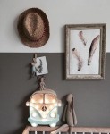 Lampa Little Lights samochód Van, MINT/WOOD / Little Lights