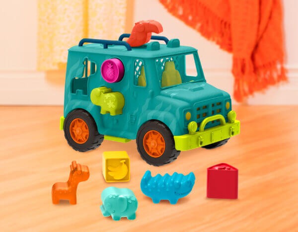 Ciężarówka ratunkowa dla zwierząt z klockami - Rollin’ Animal Rescue / B.Toys