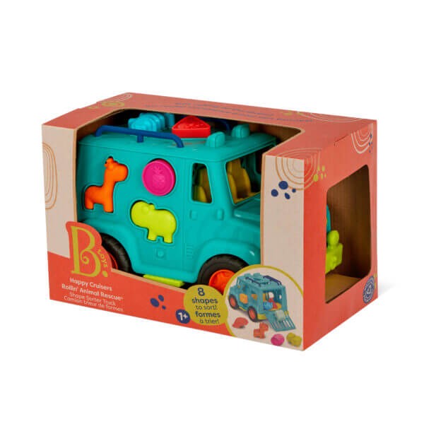 Ciężarówka ratunkowa dla zwierząt z klockami - Rollin’ Animal Rescue / B.Toys