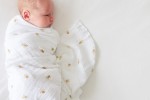 Kocyk Otulacz Muślinowy Bees-Dots 2szt. / Lulujo Boho