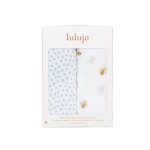 Kocyk Otulacz Muślinowy Bees-Dots 2szt. / Lulujo Boho